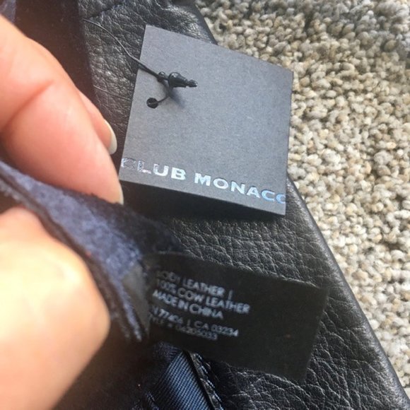 NWT Club Monaco Laura Tote - Navy Blue + Orange - Picture 7 of 7